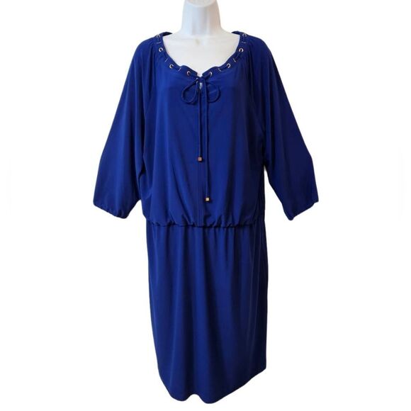 Apt.9 Royal Blue Dress sz 16 - Picture 1 of 7